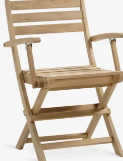 UDBYNEDER + VESTERHAVETUDBYNEDER Ø120 table + 4 VESTERHAVET chaises teck