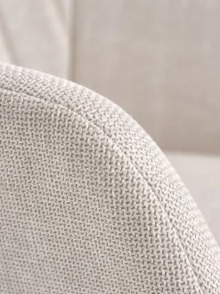 UDSBJERGFauteuil UDSBJERG tissu beige/chêne