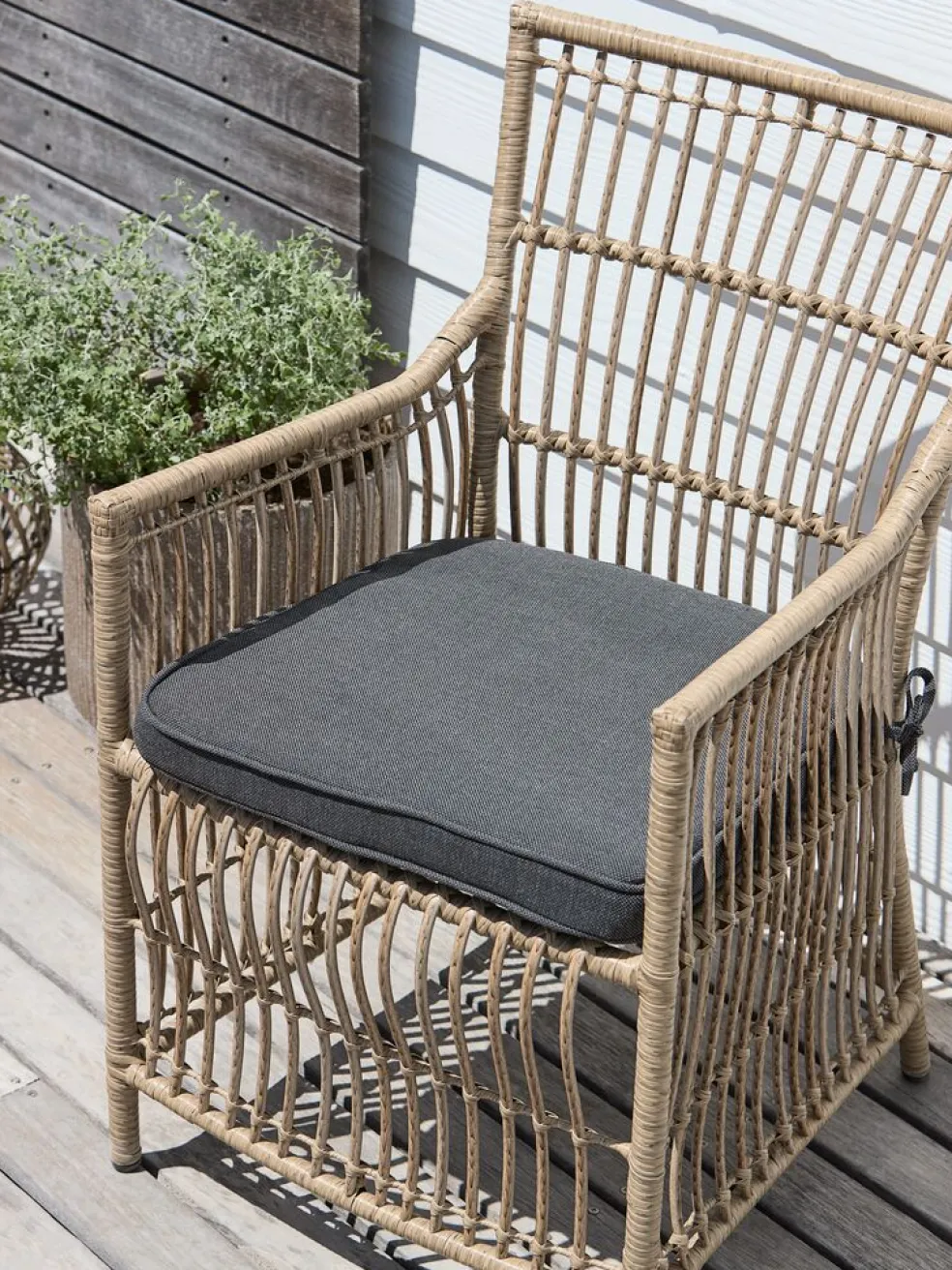 UDSIGTENCoussin de jardin pour chaise UDSIGTEN gris foncé