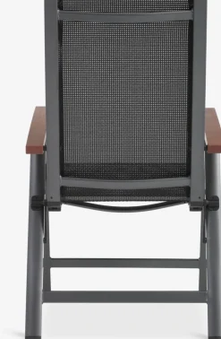 ULBJERG + SIRDALULBJERG L214/297 table eucalyptus + 4 SIRDAL chaises gris