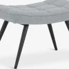 ULDUMRepose-pieds ULDUM tissu gris/noir