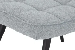 ULDUMRepose-pieds ULDUM tissu gris/noir