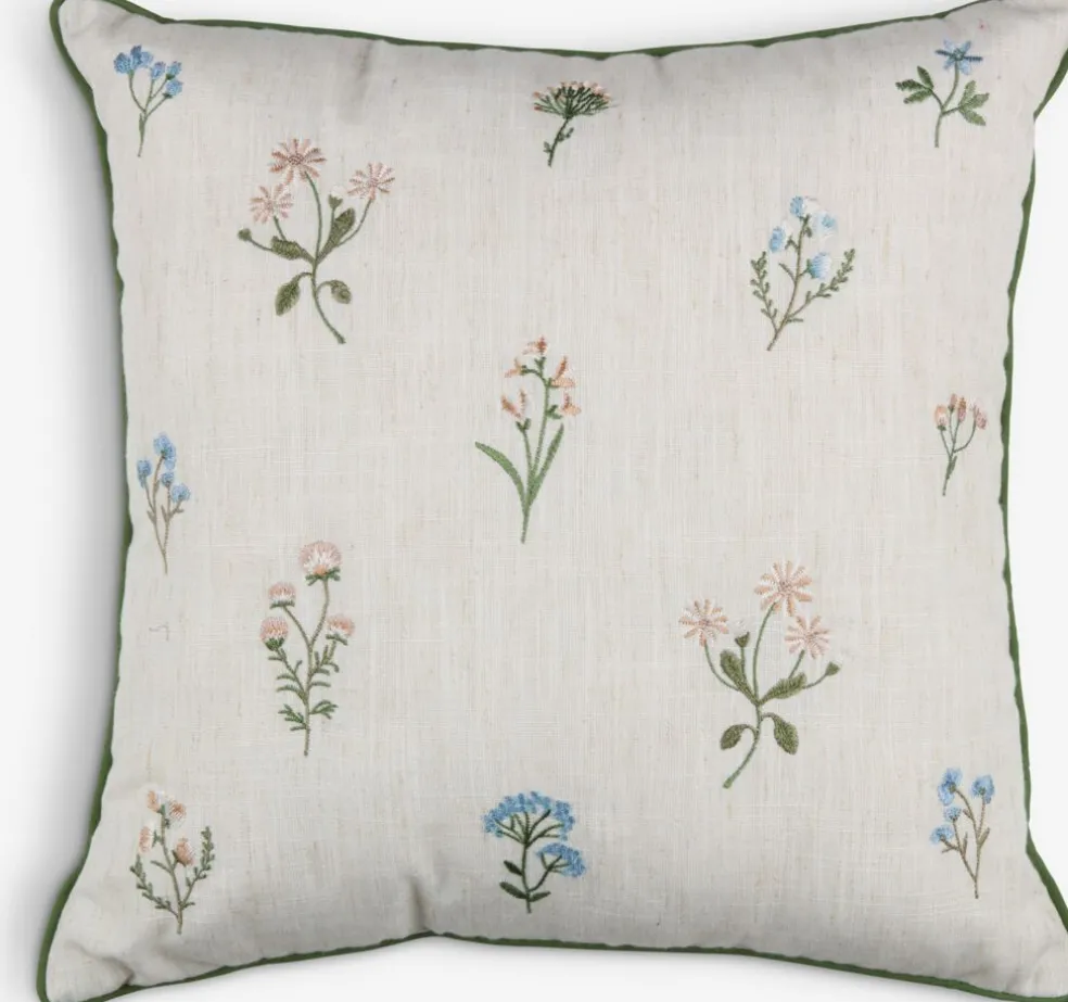 VALERIANACoussin VALERIANA 45x45 beige/vert