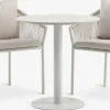VAMDRUP + GILJAVAMDRUP Ø70 table + 2 GILJA chaises beige