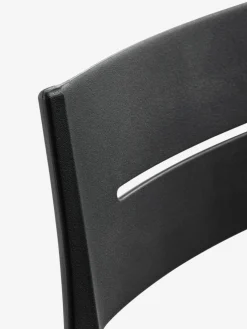 VAMDRUP + INGSTRUPVAMDRUP Ø120 table gris + 4 INGSTRUP chaises noir