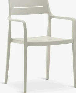 VAMDRUP + INGSTRUPVAMDRUP Ø70 table + 2 INGSTRUP chaises beige