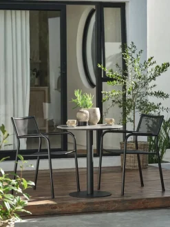 VAMDRUPTable bistrot VAMDRUP Ø70 gris foncé
