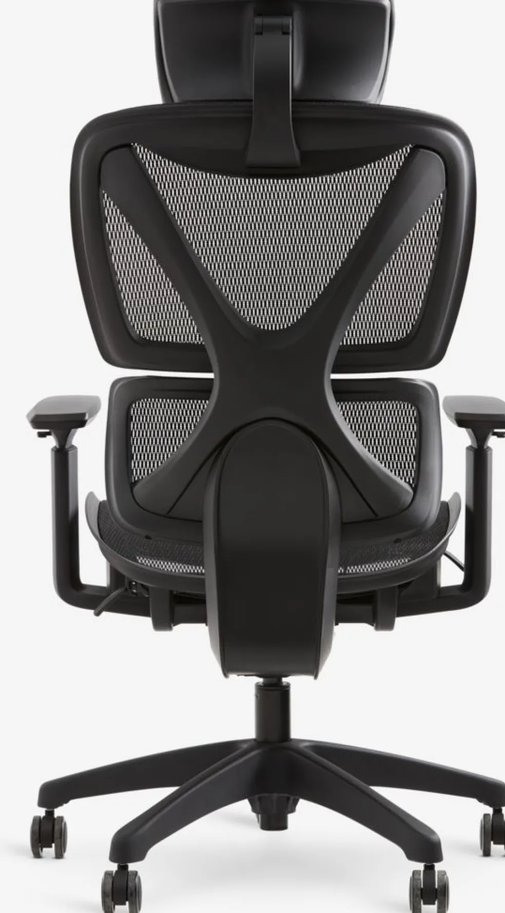 VARPELEVFauteuil de bureau VARPELEV maille noir/noir