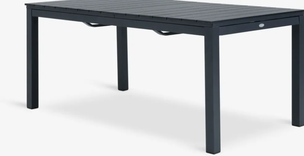 VATTRUP + GAMMELBYVATTRUP L172/276 table noir + 4 GAMMELBY chaises gris