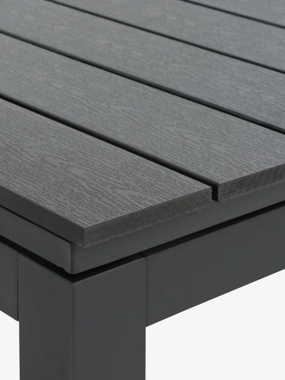 VATTRUP + GAMMELBYVATTRUP L172/276 table noir + 4 GAMMELBY chaises gris