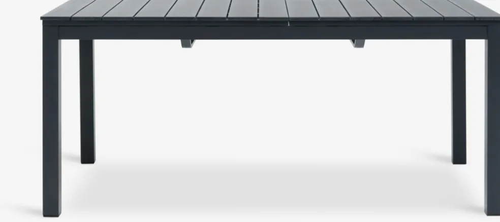VATTRUPTable de jardin VATTRUP l95xL172/276 noir