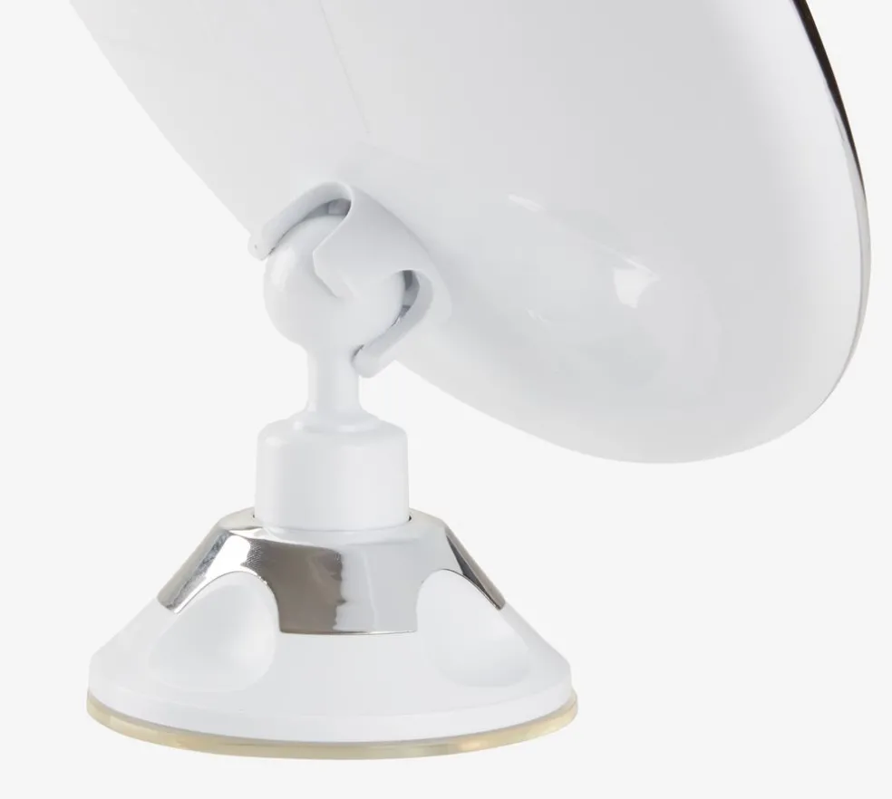 VEDDIGEMiroir à maquillage VEDDIGE a/LED Ø20xH22cm blanc