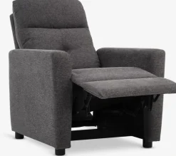 VEJLBYFauteuil inclinable VEJLBY tissu gris foncé