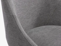 VELLEVChaise VELLEV tissu sable/noir