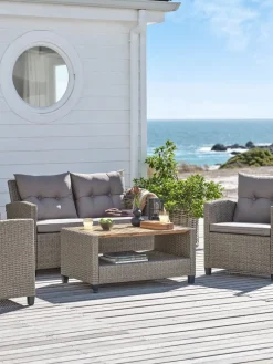 VENEnsemble lounge VEN 4 personnes naturel