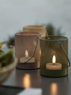 VIBELanterne VIBE Ø8xH10cm assorti
