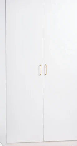VIBYArmoire VIBY 101x200 2 portes blanc
