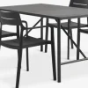 VIERLI + INGSTRUPVIERLI L149 table + 4 INGSTRUP chaises noir