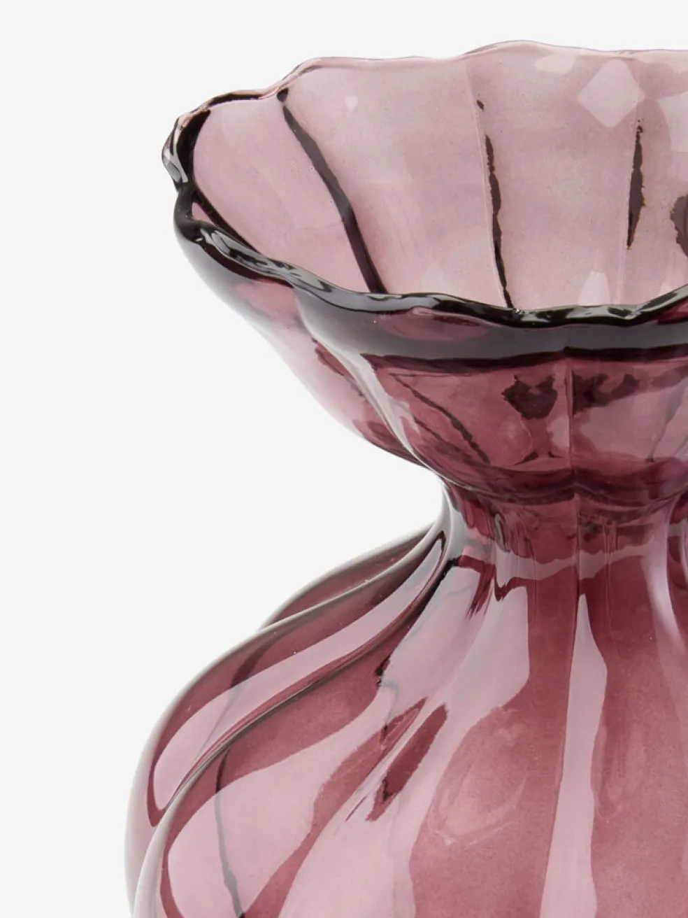 VILMERVase VILMER Ø19×H30cm aubergine