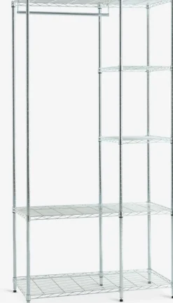 VINDINGEMeuble d'entrée VINDINGE 4 tablettes chrome