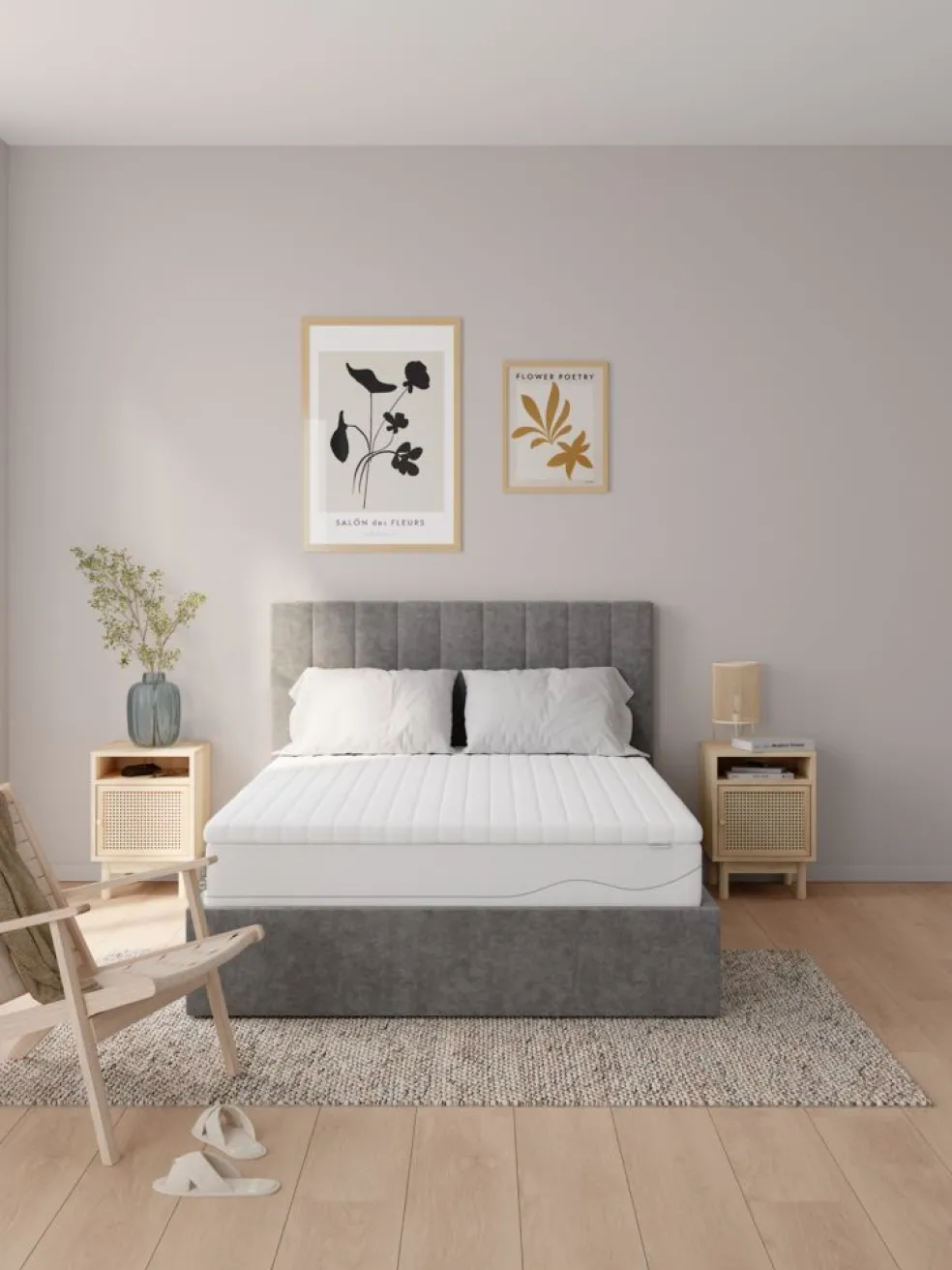 WELLPUR KVITAGoldMatelas en mousse 140x190cm WELLPUR KVITA Moyen