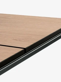 YPNASTED + ILDERHUSEYPNASTED L215 table naturel + 4 ILDERHUSE chaises noir