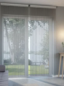 YXLANRideau de fils YXLAN 1x90x245 gris